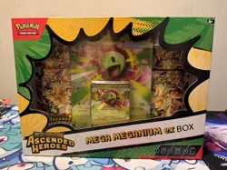Pokemon Ascended Heroes Mega Meganium Ex Box New - Image 1