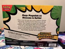 Pokemon Ascended Heroes Mega Meganium Ex Box New - Image 2