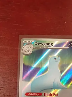 Pokemon Phantasmal Flames Dewgong Illustration Rare 097/094 - NM Near Mint - Image 2
