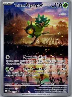 Teal Mask Ogerpon 123 Holo Promo Scarlet & Violet Promo Pokemon Holo Near Mint - Image 1