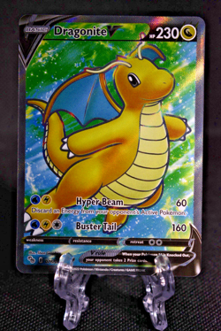 Dragonite V (Full Art) 076/078 Pokemon GO Holo - LP/NM - Image 1