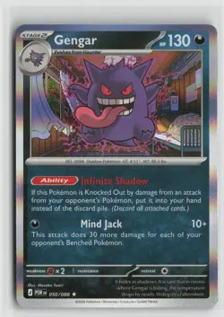Gengar 050/088 Rare Perfect Order Pokemon NM - Image 1