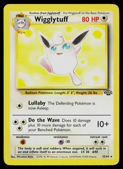 Pokemon Card - Wigglytuff Jungle 32/64 Rare - Image 1