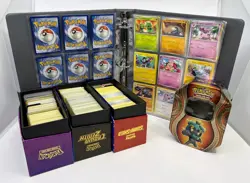 Pokemon TCG Huge Lot 1000+ Cards Binder Boxes Holos Energy Marshadow GX Tin - Image 1