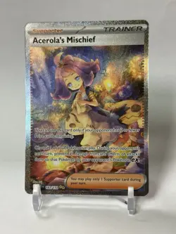 Acerola's Mischief 183/132 Special Illustration Rare Pokemon Card TCG - Image 1