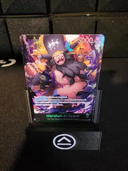OP09-081 Marshall.D.Teach : Leader English One Piece TCG Card : ST27 - Image 1