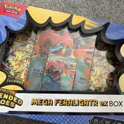 Pokemon TCG: Mega Evolution Ascended Heroes Mega Feraligatr ex Box Brand New - Image 2