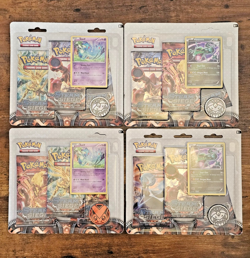Pokemon XY Steam Siege Blister 3-pack Blister RAYQUAZA/AZELF | New Sealed | 2016 - Image 1