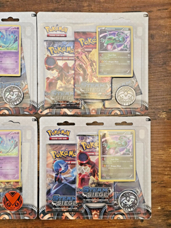 Pokemon XY Steam Siege Blister 3-pack Blister RAYQUAZA/AZELF | New Sealed | 2016 - Image 3