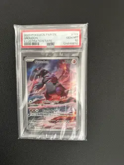 Pokemon TCG Sv04: Paradox Rift Groudon Holo Illustration Card 199/182 Psa 10 - Image 1