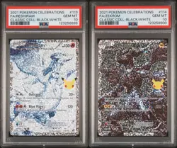 Pokemon RESHIRAM 113 ZEKROM 114/114 PSA 10 SEQUENTIAL | Celebrations 25th | 2021 - Image 1