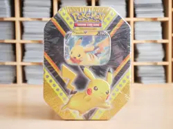 Pokemon Pikachu V Powers Tin | New & Sealed | 2020 - Image 1