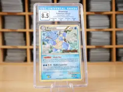 Pokemon PRERELEASE BLASTOISE 13/95 HOLO CGC 8.5 | NM/Mint+ | Unleashed | 2010 - Image 1