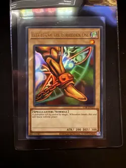 Left Leg of the Forbidden One LOB-EN121 Legend of Blue Eyes White Dragon (25th) - Image 1