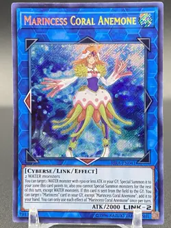 Marincess Coral Anemone Secret Rare RIRA-EN041 - Image 1