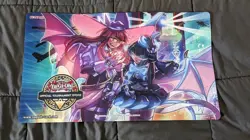 YuGiOh! OTS Playmat- Evil Twin Ki-Sikil & Lil-La - Live Twins - Image 1