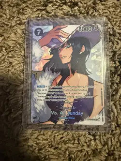 Bandai One Piece CCG Ms. All Sunday SP Alt Art Foil OP04-084 English 8000 - Image 1