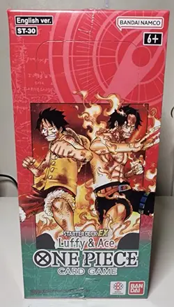 Factory Sealed One Piece English Tcg ST-30 Starter Deck Display EX Luffy & Ace - Image 1