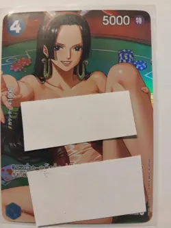 BOA HANCOCK OP02 Custom ONE PIECE Waifu Goddess Prismatic Foil Card NM - Image 1
