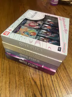 One Piece Bandai TCG Illustration Box Vol. 1-4 Set Booster Promo Cards Sealed - Image 4