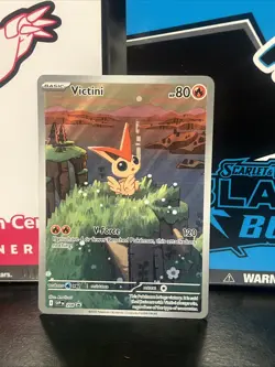 Pokemon TCG Victini Full Art Holo Black Star Promo Card 208 - Image 1