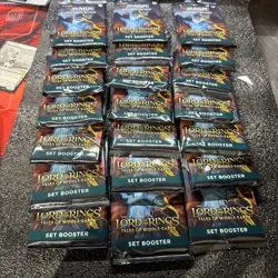 The Lord of The Rings 3X Set Booster Packs MTG Magic The Gathering - Image 1