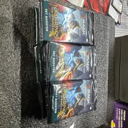The Lord of The Rings 3X Set Booster Packs MTG Magic The Gathering - Image 2