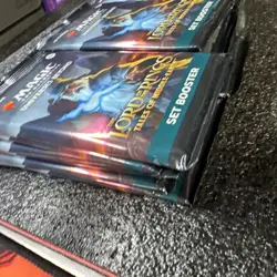 The Lord of The Rings 3X Set Booster Packs MTG Magic The Gathering - Image 3