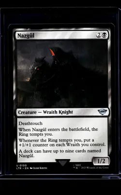 2023 MTG Magic The Gathering LOTR Lord of the Rings #100 Nazgul - Image 1