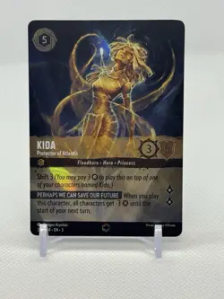 2024 Disney Lorcana Kida Protector Of Atlantis Enchanted 206/204 EN-3 - Image 1