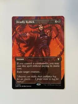Deadly Rollick (Borderless) Commander Masters Regular NM - Image 1