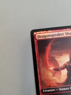 MTG *FOIL* Dragonspeaker Shaman WPN Commander Party promo. LP or better. Magic. - Image 2