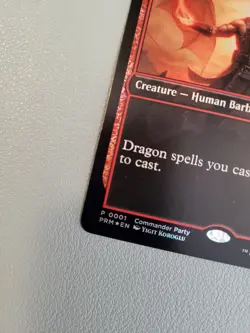 MTG *FOIL* Dragonspeaker Shaman WPN Commander Party promo. LP or better. Magic. - Image 3