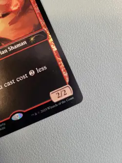 MTG *FOIL* Dragonspeaker Shaman WPN Commander Party promo. LP or better. Magic. - Image 4