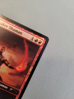 MTG *FOIL* Dragonspeaker Shaman WPN Commander Party promo. LP or better. Magic. - Image 5