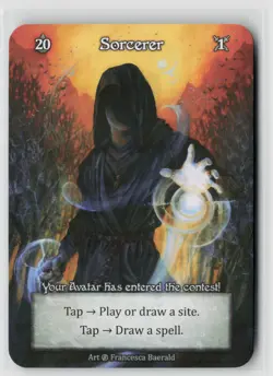 Sorcery Contested Realm Beta Sorcerer x1 NM Avatar - Image 1