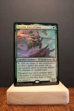 Gwenna, Eyes of Gaea - Foil - The Brothers' War - Lightly Played ManaFam - Image 1