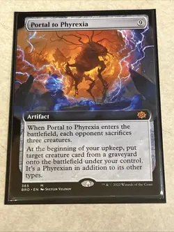 Portal to Phyrexia (Extended Art) The Brothers' War Regular - Image 1