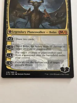 Nicol Bolas, the Ravager Nicol Bolas, the Arisen M19 MTG - Image 5