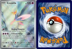 CRESSELIA 071/064 ILLUSTRATION RARE SHROUDED FABLE POKEMON NM - Image 3