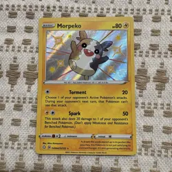 Pokemon Morpeko SV044/SV122 Shining Fates Shiny Vault Holo HP80 Eng Basic - Image 1