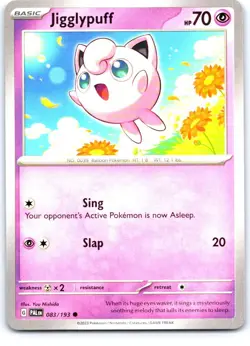 Jigglypuff 083/193 Common Paldea Evolved Pokemon Near Mint - Image 1