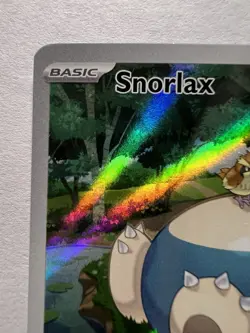 Pokemon 151 Snorlax 051 Black Star ETB Promo Full Art Holo See description. (#5) - Image 2