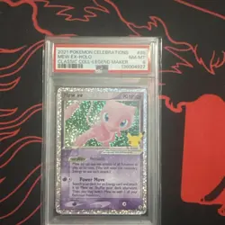 Pokemon Mew ex 88/92 Celebrations Classic Collection Holo EX PSA 8 - Image 1