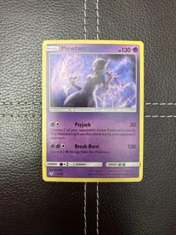 Pokemon TCG - Mewtwo - 12/18 - Detective Pikachu - VLP Holo Rare (2019) - Image 1