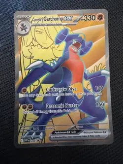 Pokemon TCG Cynthia’s Garchomp 204 Black Star Promo Destined Rivals - NM - Image 1