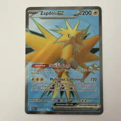 Zapdos ex 192/165 Ultra Rare 151 Pokemon - Image 1