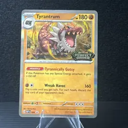 Pokemon TCG - Tyrantrum MEP 066 Perfect Order Stamped Promo Holo - Image 1