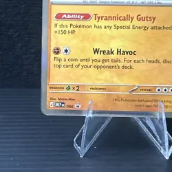 Pokemon TCG - Tyrantrum MEP 066 Perfect Order Stamped Promo Holo - Image 2
