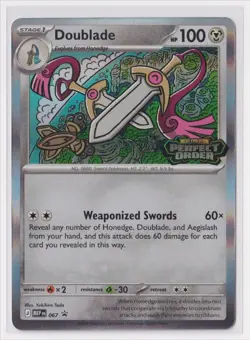 Pokemon ME03 Perfect Order - 067 Doublade Stamped Blackstar Promo - Image 1